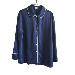 Wilfred Char Pure Indigo Oversized Fit Blouse Size S